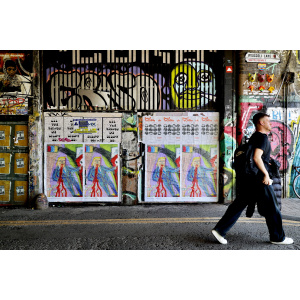 On the street - London