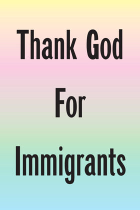 Thank God for Immigrants (2024) Jeremy Deller